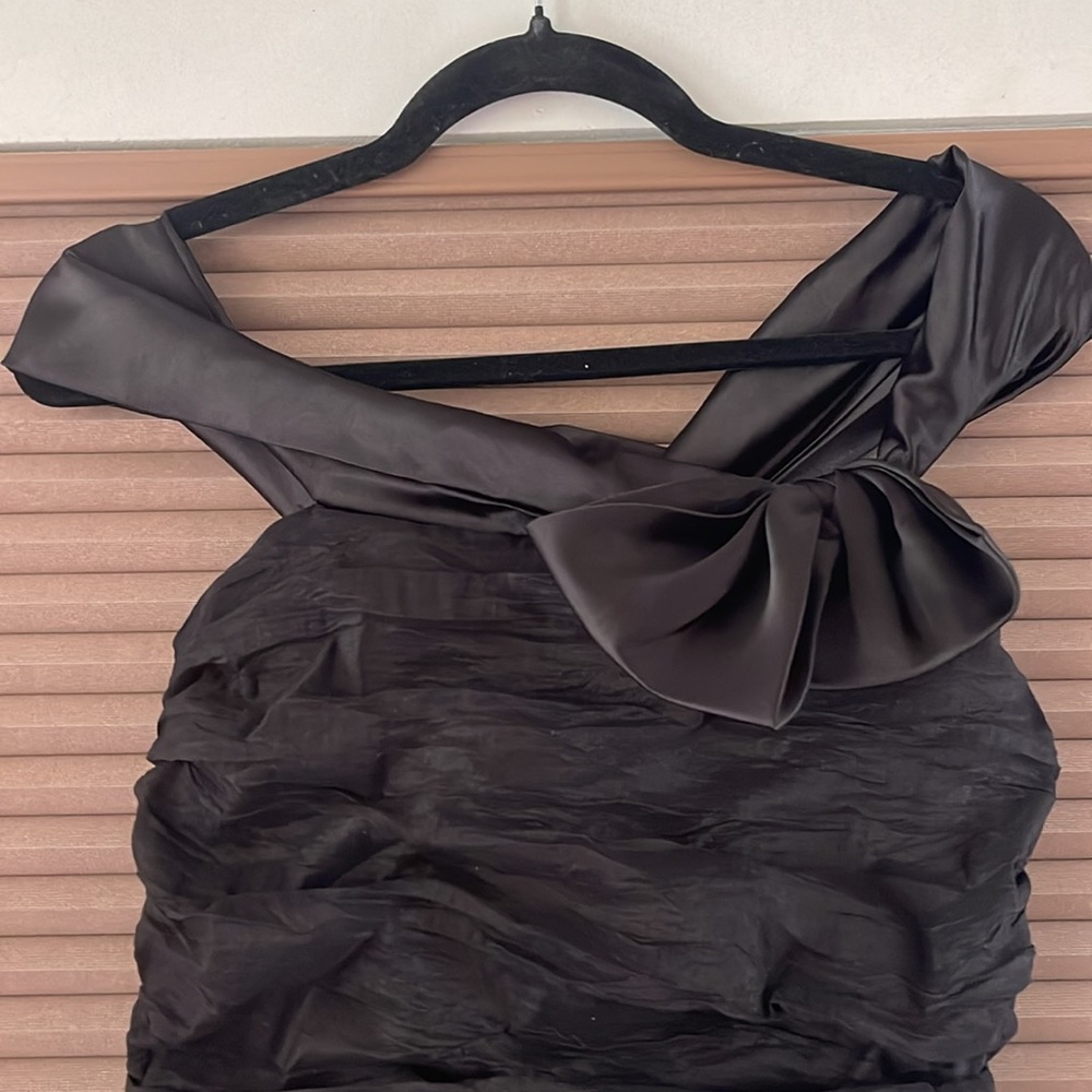 Rare Elegant Black Off-Shoulder Dress S - Picture 10 of 10